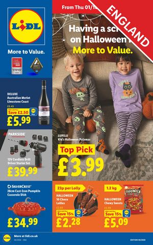 Lidl leaflet offers 01/10/2026 - 07/10/2026 page 1