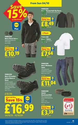 Lidl leaflet offers 01/10/2026 - 07/10/2026 page 29