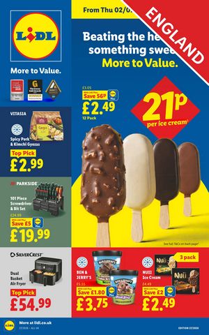 Lidl leaflet offers 02/07/2026 - 08/07/2026 page 1