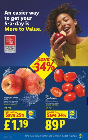 Lidl leaflet offers 02/07/2026 - 08/07/2026 page 2