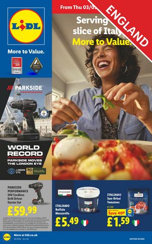 Lidl leaflet offers 03/09/2026 - 09/09/2026 page 1