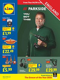 Lidl leaflet offers 04/09/2025 - 10/09/2025 page 1