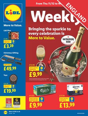 Lidl leaflet offers 11/12/2025 - 17/12/2025 page 1