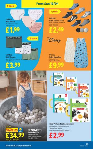 Lidl leaflet offers 16/04/2026 - 22/04/2026 page 25