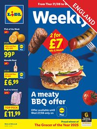 Lidl leaflet offers 21/08/2025 - 27/08/2025 page 1
