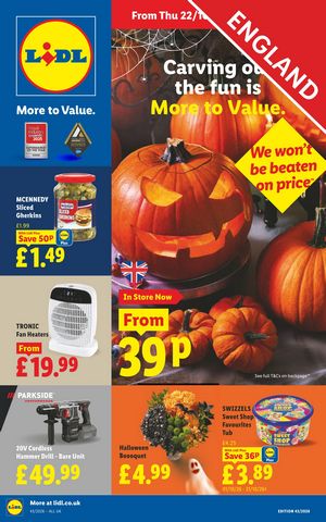 Lidl leaflet offers 22/10/2026 - 28/10/2026 page 1