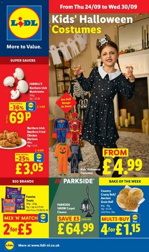 Lidl leaflet offers 25/09/2026 - 30/09/2026 page 1