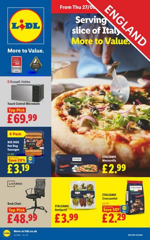 Lidl leaflet offers 27/08/2026 - 03/09/2026 page 1