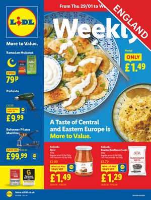 Lidl leaflet offers 29/01/2026 - 04/02/2026 page 1