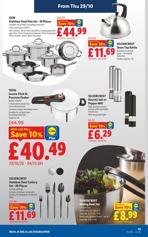 Lidl leaflet offers 29/10/2026 - 09/11/2026 page 17
