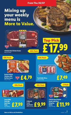 Lidl leaflet offers 30/07/2026 - 05/08/2026 page 5