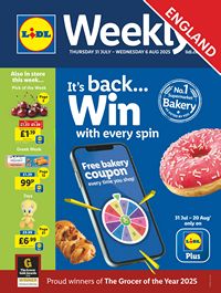 Lidl leaflet offers 31/07/2025 - 06/07/2025 page 1