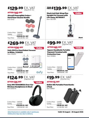 Latest Costco Warehouse Offers (UK) – 03/08/2026 - 30/08/2026 page 3