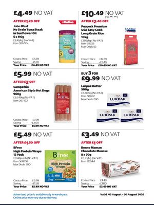 Latest Costco Warehouse Offers (UK) – 03/08/2026 - 30/08/2026 page 9