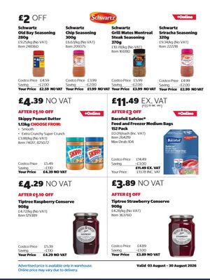 Latest Costco Warehouse Offers (UK) – 03/08/2026 - 30/08/2026 page 11