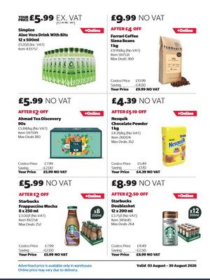 Latest Costco Warehouse Offers (UK) – 03/08/2026 - 30/08/2026 page 15