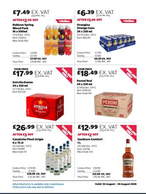 Latest Costco Warehouse Offers (UK) – 03/08/2026 - 30/08/2026 page 17