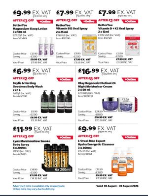 Latest Costco Warehouse Offers (UK) – 03/08/2026 - 30/08/2026 page 21
