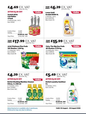Latest Costco Warehouse Offers (UK) – 03/08/2026 - 30/08/2026 page 25