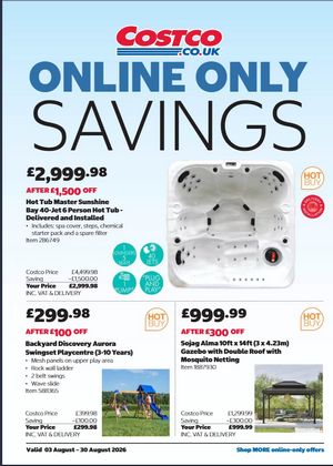 Latest Costco Warehouse Offers (UK) – 03/08/2026 - 30/08/2026 page 28