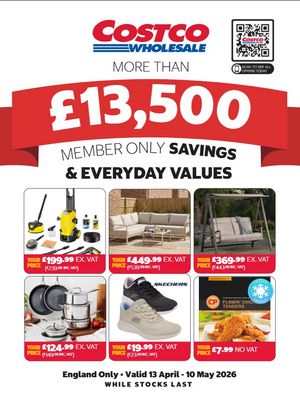 Latest Costco Warehouse Offers (UK) – 13/04/2026 - 10/05/2026 page 1