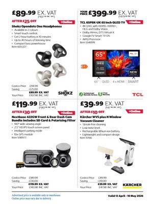 Latest Costco Warehouse Offers (UK) – 13/04/2026 - 10/05/2026 page 5