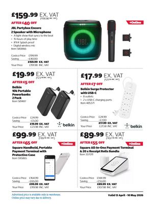 Latest Costco Warehouse Offers (UK) – 13/04/2026 - 10/05/2026 page 7