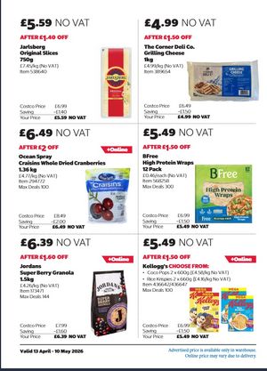 Latest Costco Warehouse Offers (UK) – 13/04/2026 - 10/05/2026 page 16