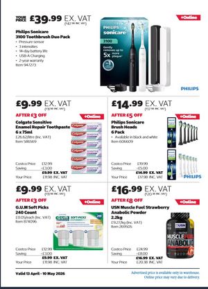Latest Costco Warehouse Offers (UK) – 13/04/2026 - 10/05/2026 page 22