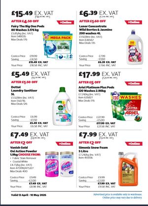 Latest Costco Warehouse Offers (UK) – 13/04/2026 - 10/05/2026 page 26