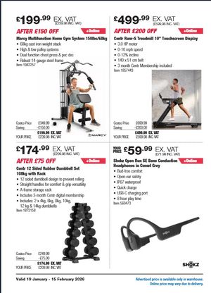 Latest Costco Warehouse Offers (UK) – 19/01/2026 - 15/02/2026 page 2