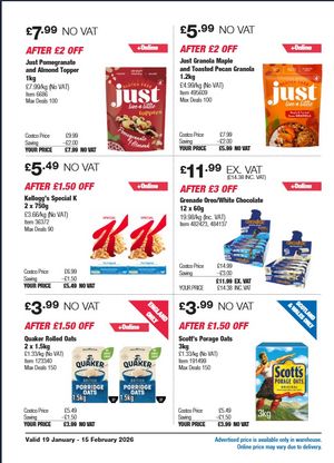 Latest Costco Warehouse Offers (UK) – 19/01/2026 - 15/02/2026 page 12