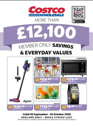 Latest Costco Warehouse Offers (UK) – 28/09/2026 - 25/10/2026 page 1