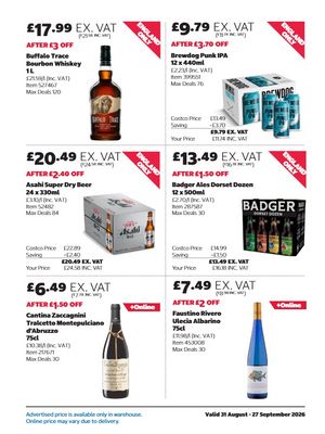 Latest Costco Warehouse Offers (UK) – 31/08/2026 - 27/09/2026 page 19