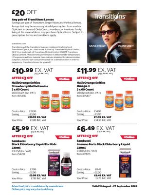 Latest Costco Warehouse Offers (UK) – 31/08/2026 - 27/09/2026 page 21