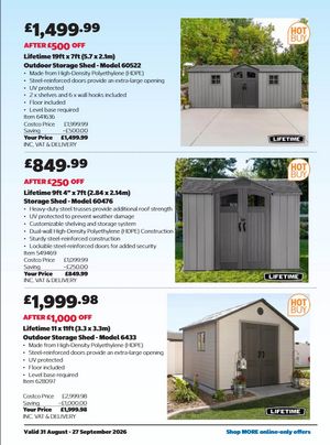 Latest Costco Warehouse Offers (UK) – 31/08/2026 - 27/09/2026 page 40